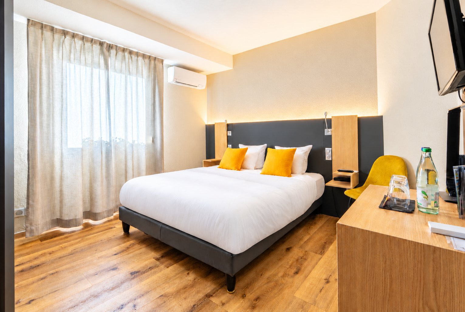 Chambre double confort moderne au Ritter’Hoft