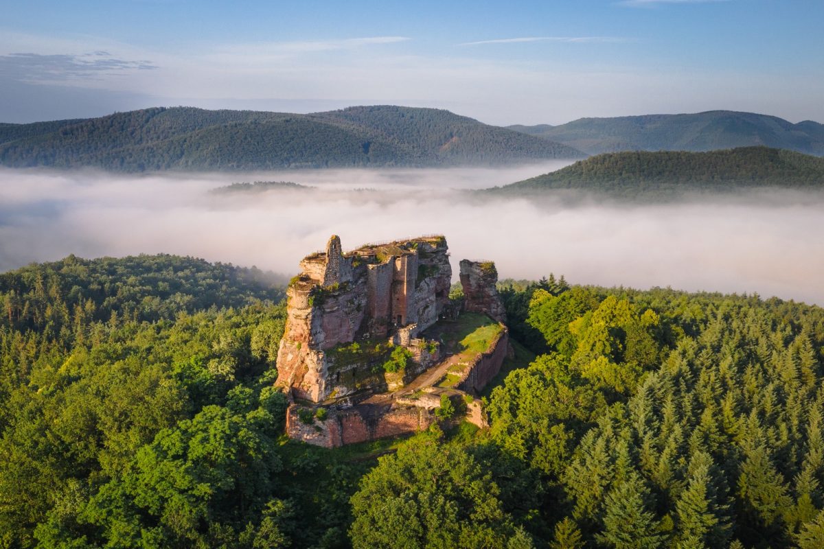 Die Burg Fleckenstein in den Nordvogesen